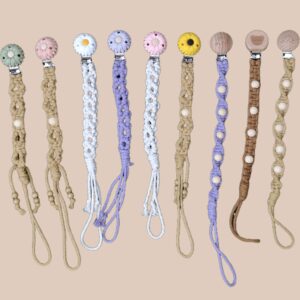 Chupetero de Macramé Artesanal