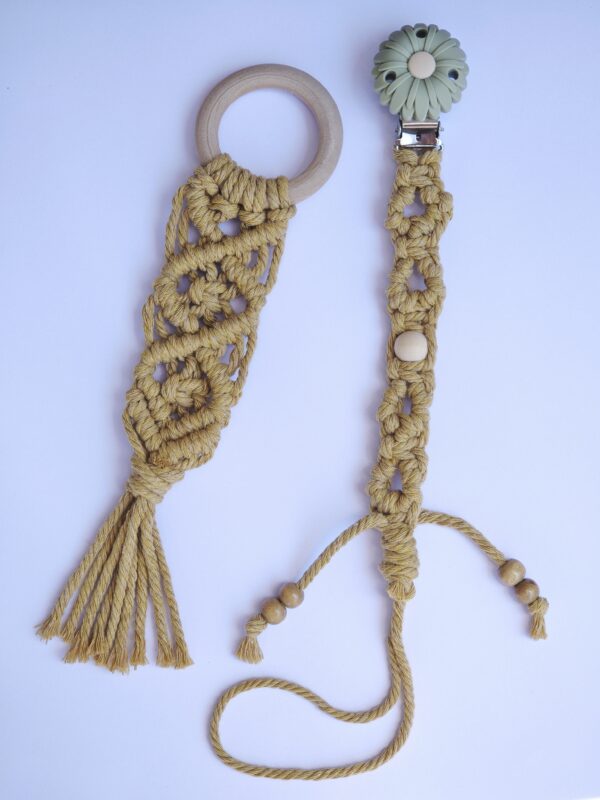 Pack Chupetero + Mordedor de Macramé - Imagen 4