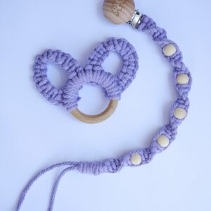 Pack Chupetero + Mordedor de Macramé